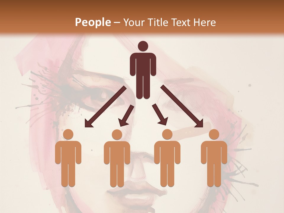 Shape Beautiful Beautiful Woman PowerPoint Template