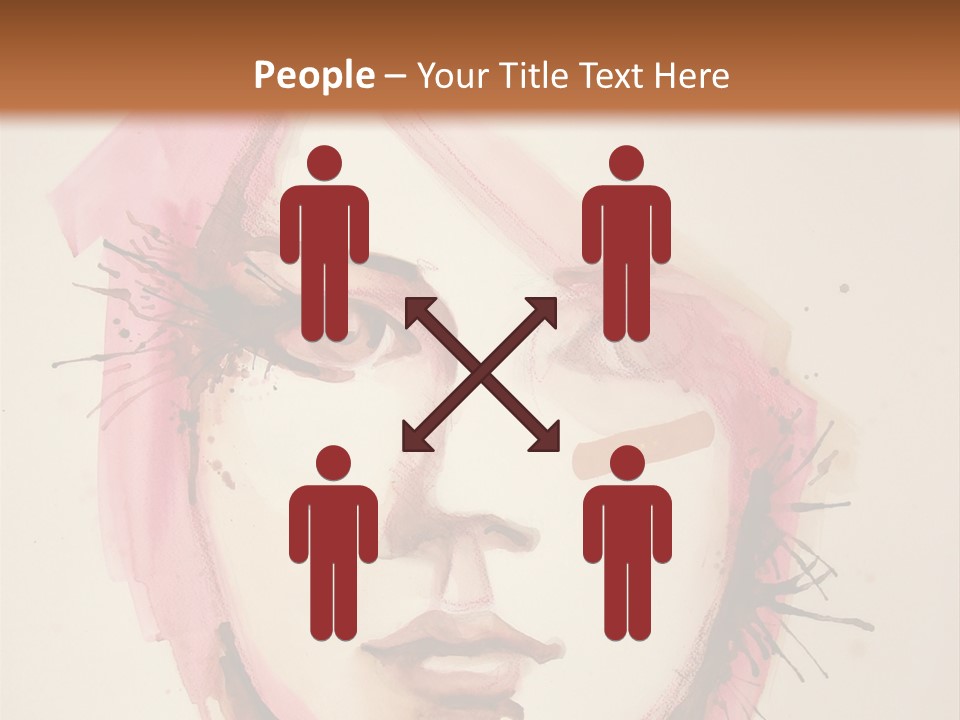 Shape Beautiful Beautiful Woman PowerPoint Template