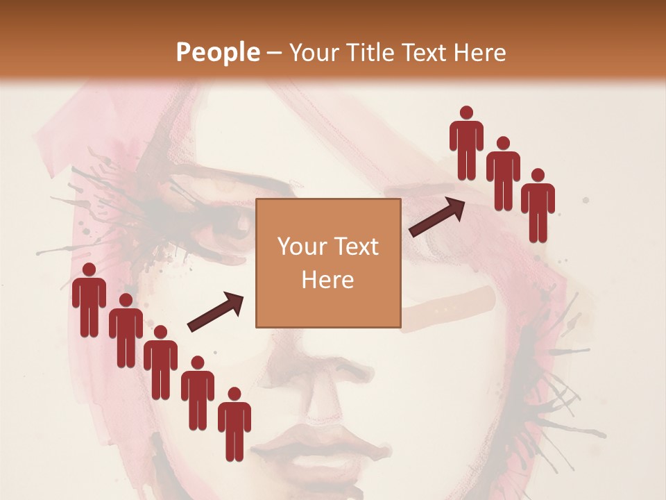 Shape Beautiful Beautiful Woman PowerPoint Template