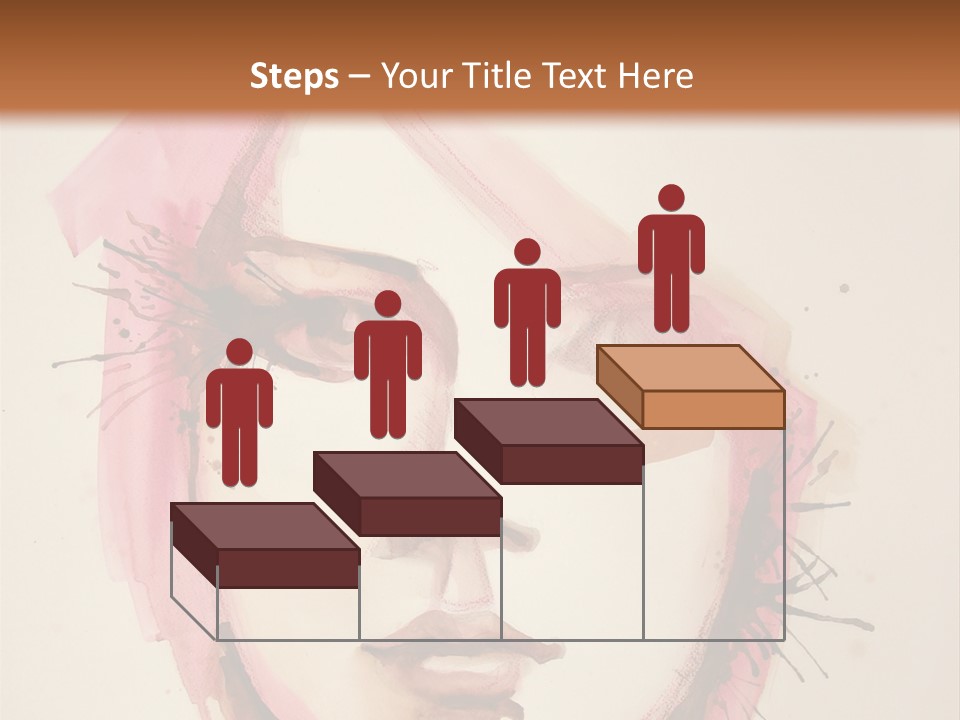 Shape Beautiful Beautiful Woman PowerPoint Template