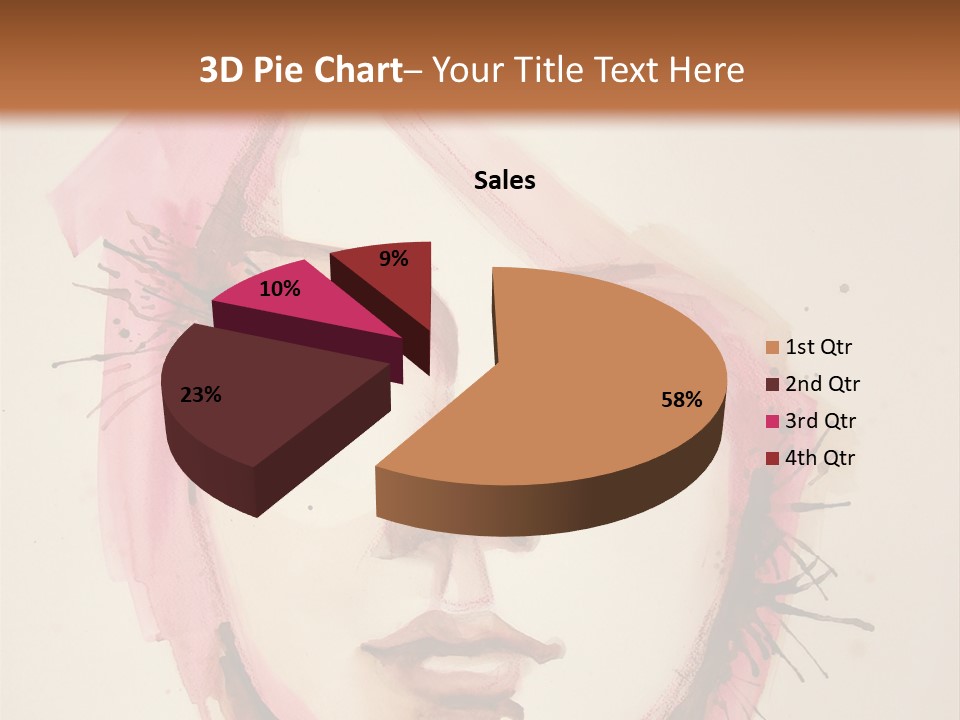 Shape Beautiful Beautiful Woman PowerPoint Template