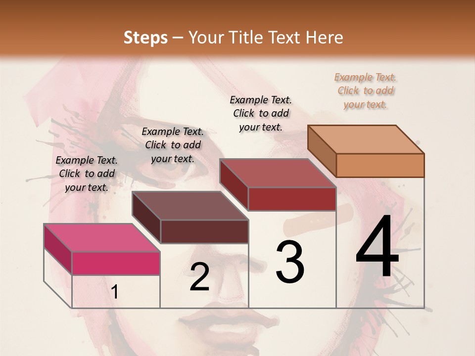 Shape Beautiful Beautiful Woman PowerPoint Template