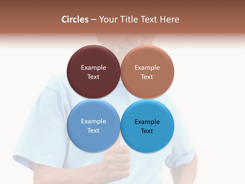 Active Hair Blue PowerPoint Template