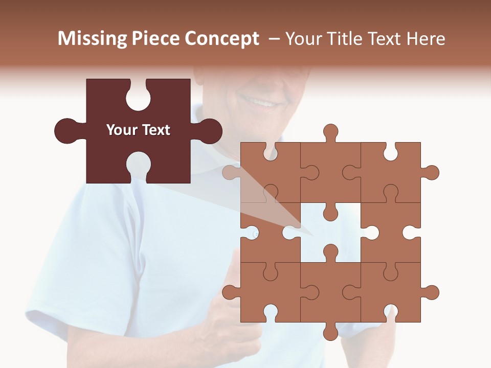 Active Hair Blue PowerPoint Template