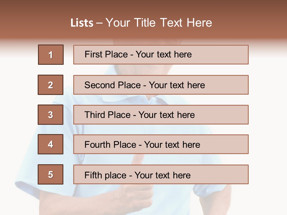 Active Hair Blue PowerPoint Template
