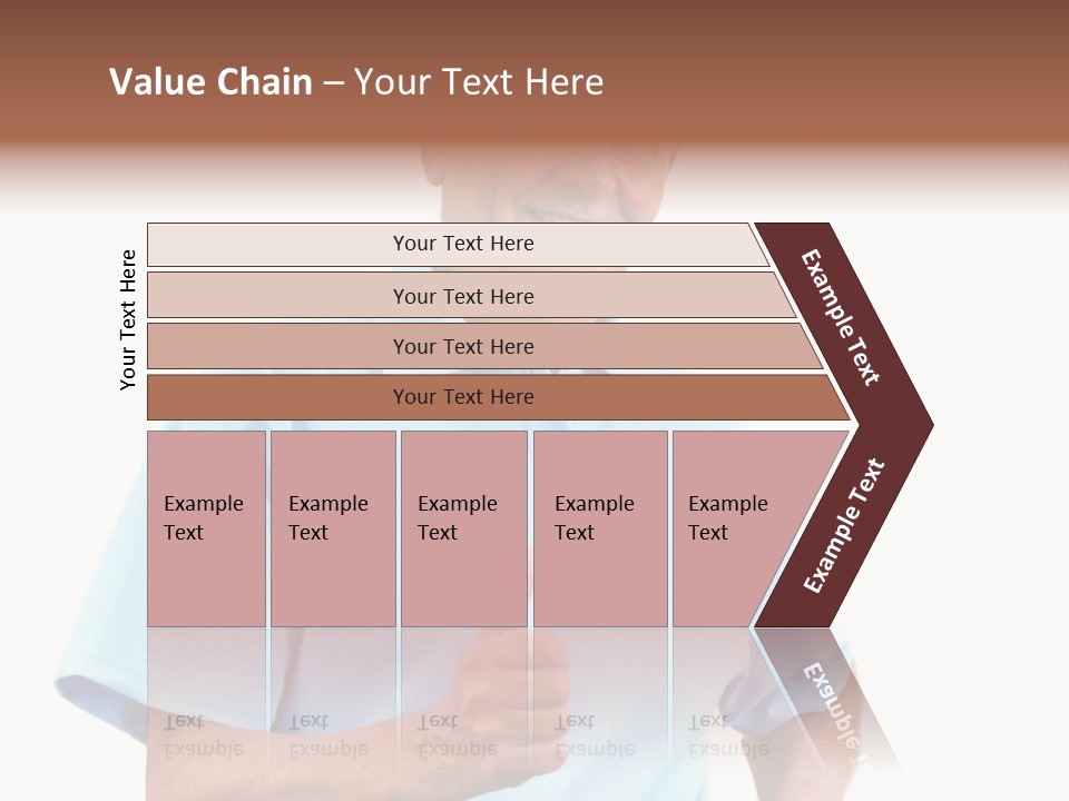 Active Hair Blue PowerPoint Template