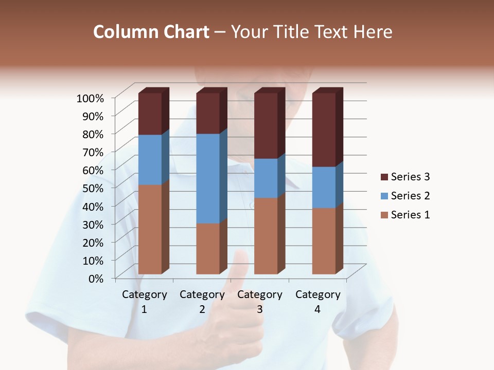 Active Hair Blue PowerPoint Template