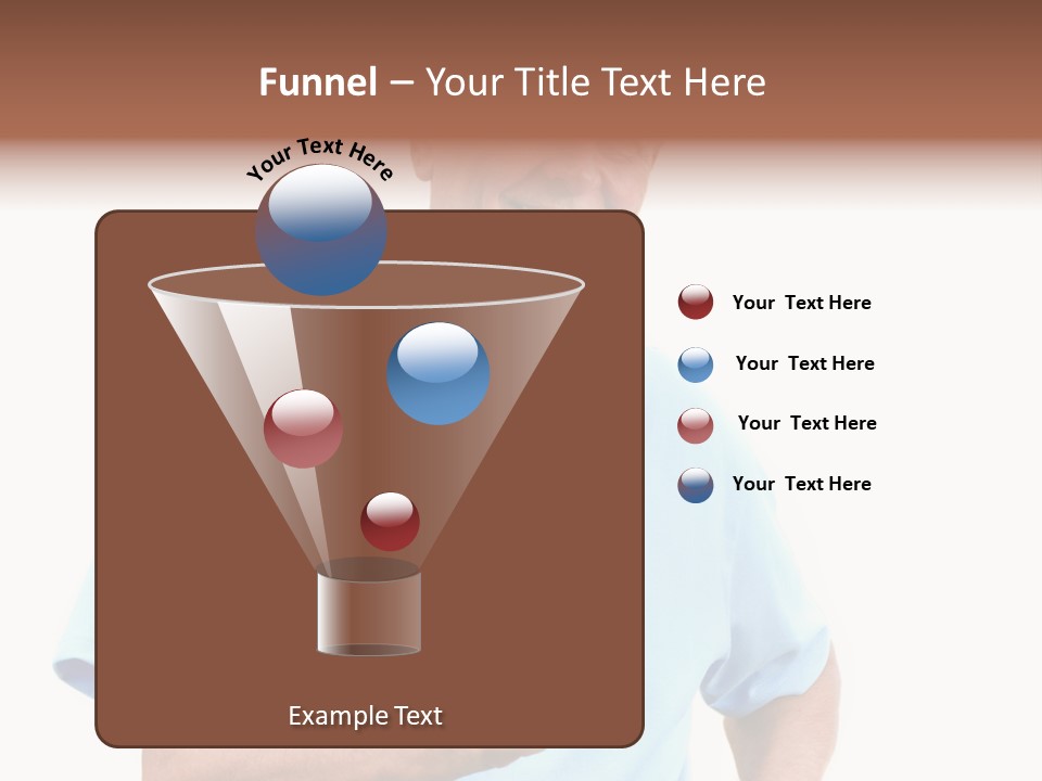 Active Hair Blue PowerPoint Template