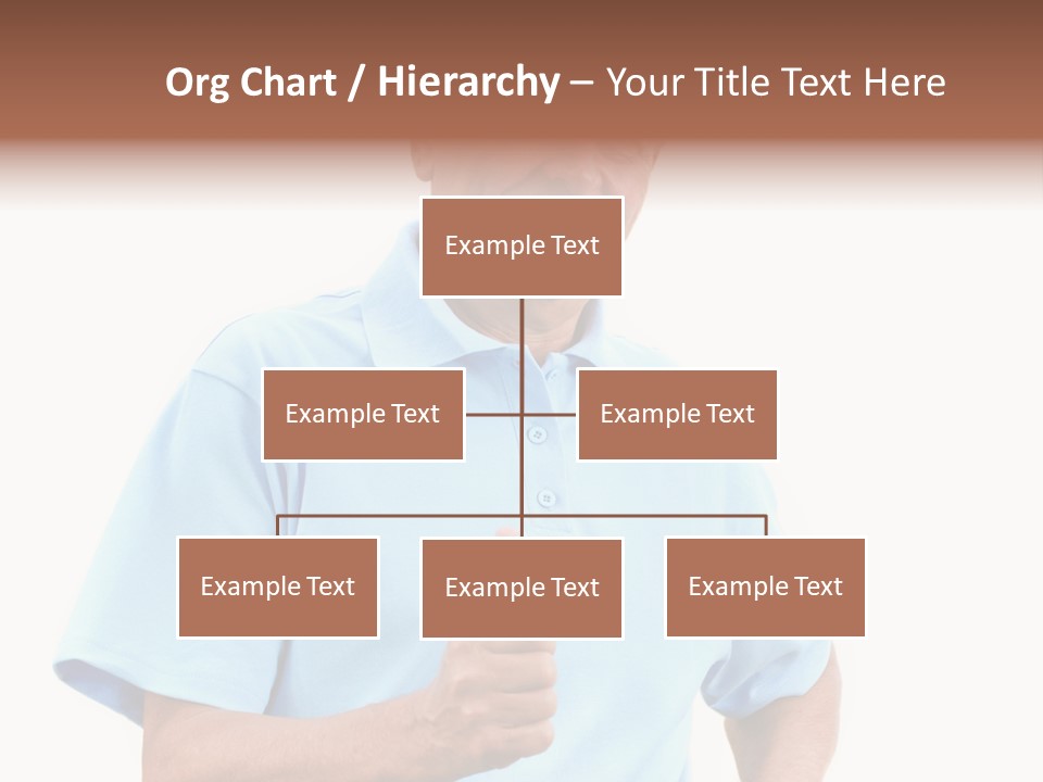 Active Hair Blue PowerPoint Template