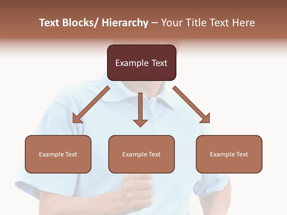 Active Hair Blue PowerPoint Template