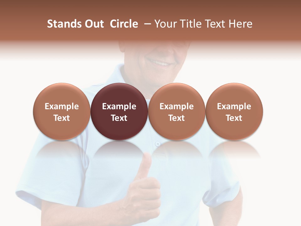 Active Hair Blue PowerPoint Template