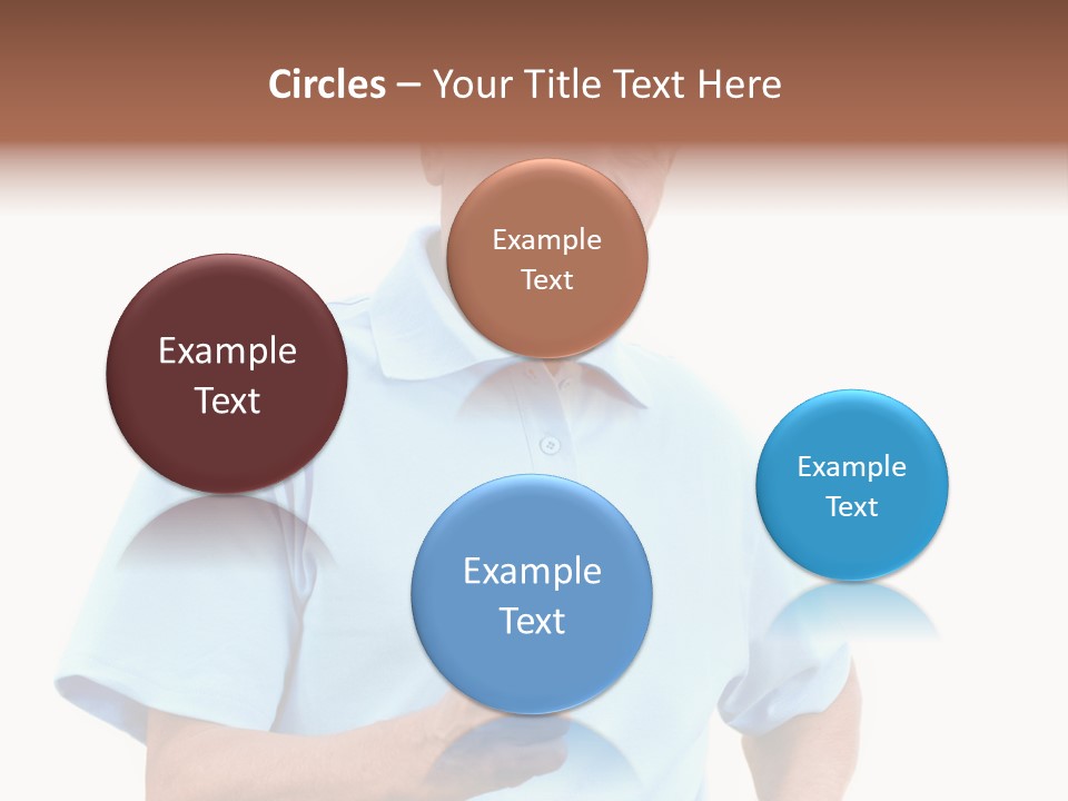 Active Hair Blue PowerPoint Template