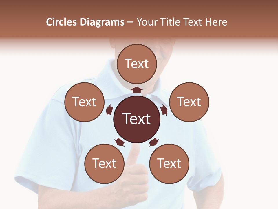 Active Hair Blue PowerPoint Template