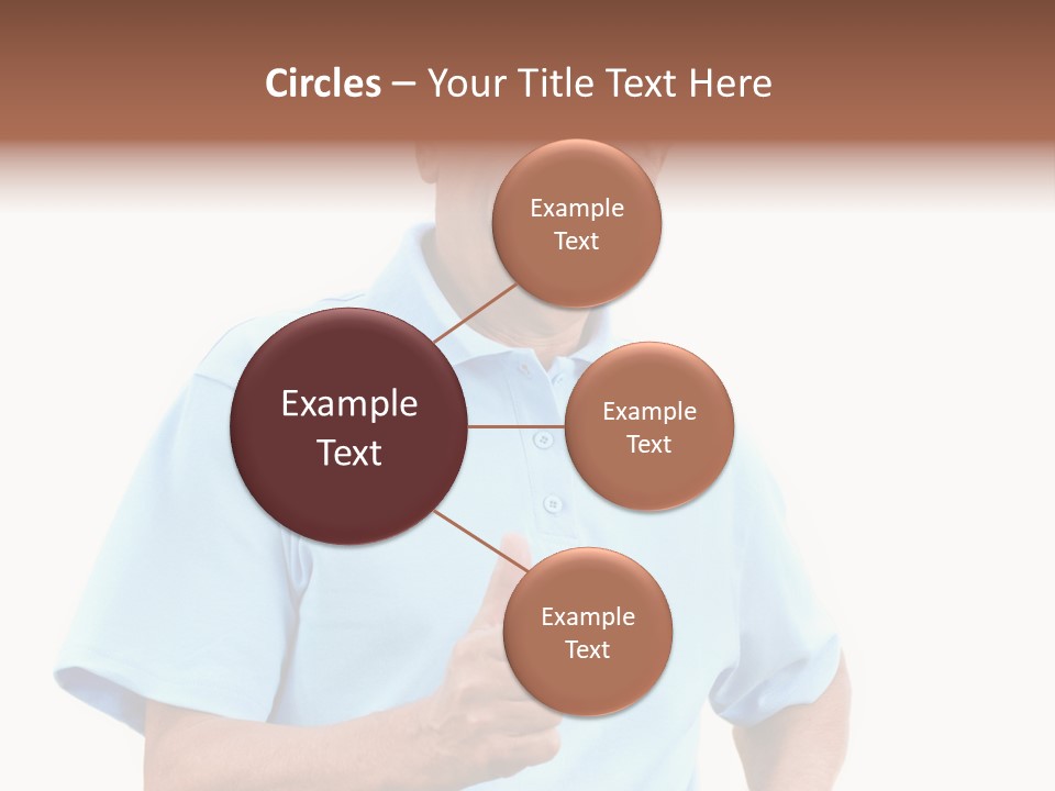 Active Hair Blue PowerPoint Template