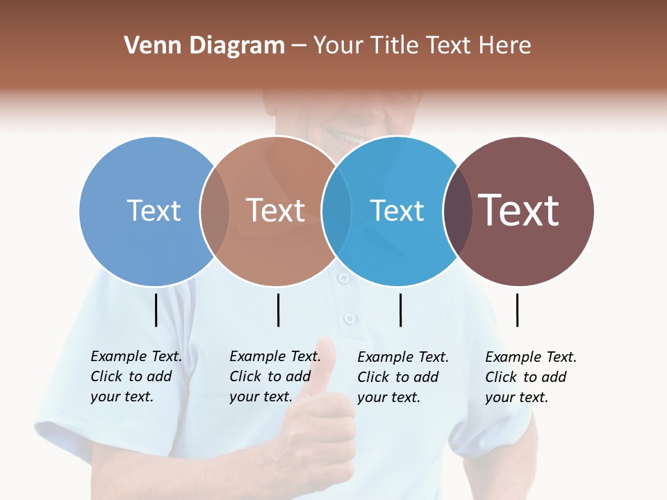 Active Hair Blue PowerPoint Template