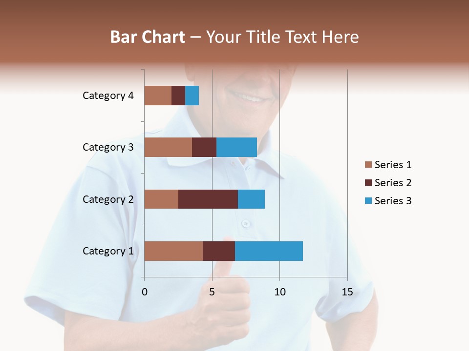Active Hair Blue PowerPoint Template