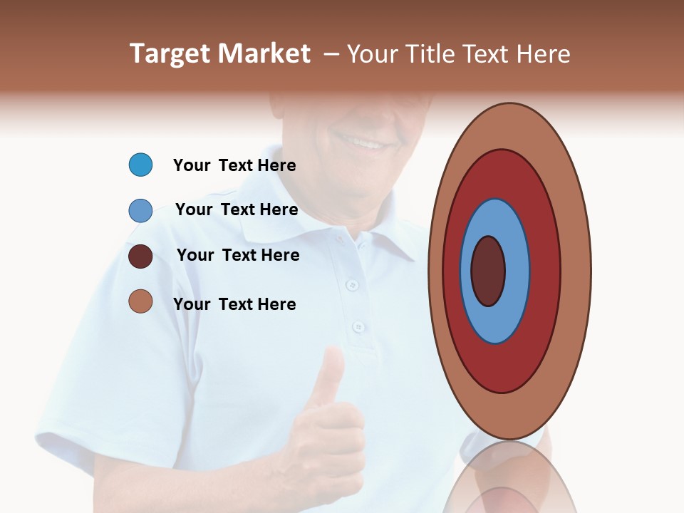 Active Hair Blue PowerPoint Template