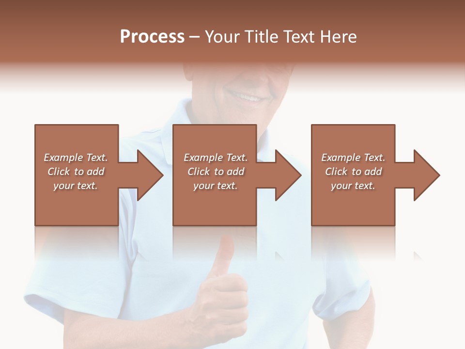 Active Hair Blue PowerPoint Template