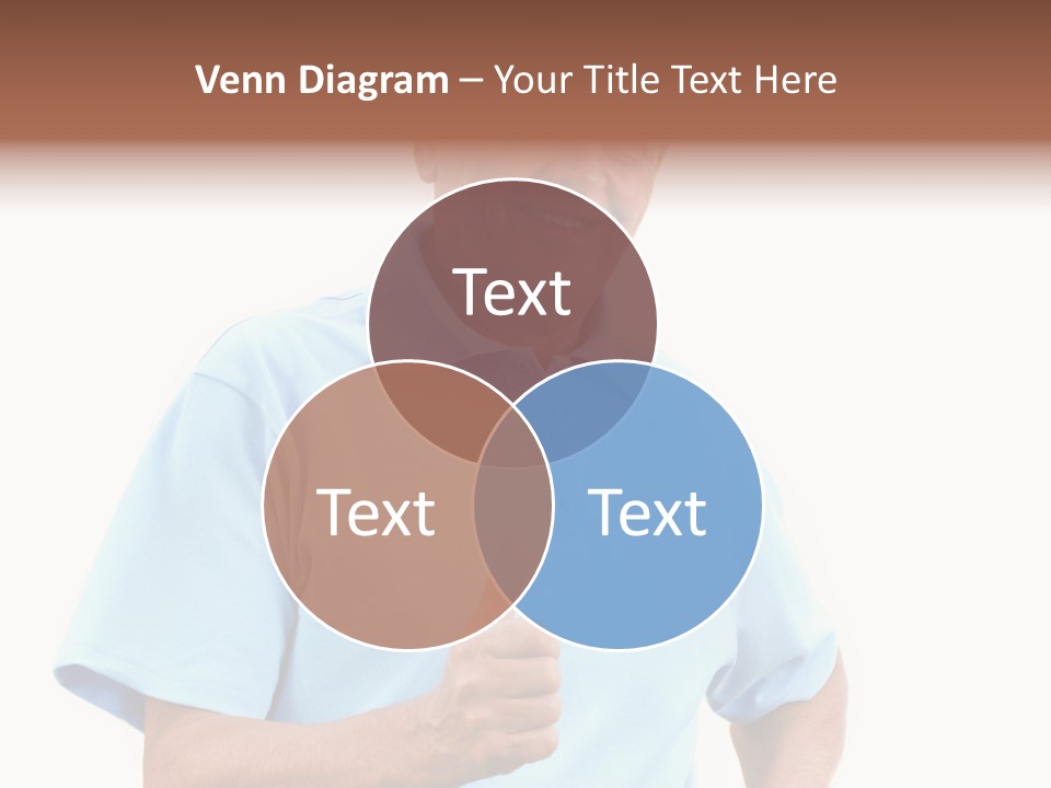 Active Hair Blue PowerPoint Template