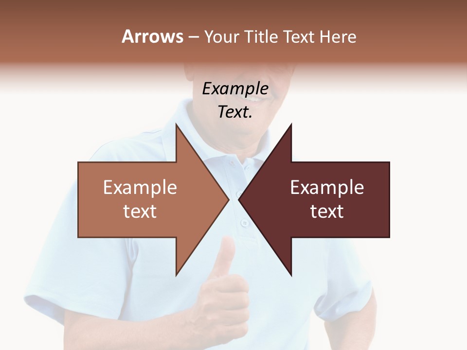 Active Hair Blue PowerPoint Template