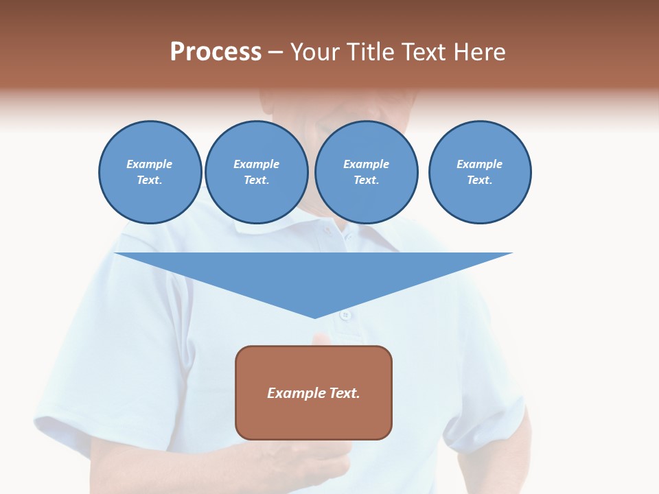 Active Hair Blue PowerPoint Template
