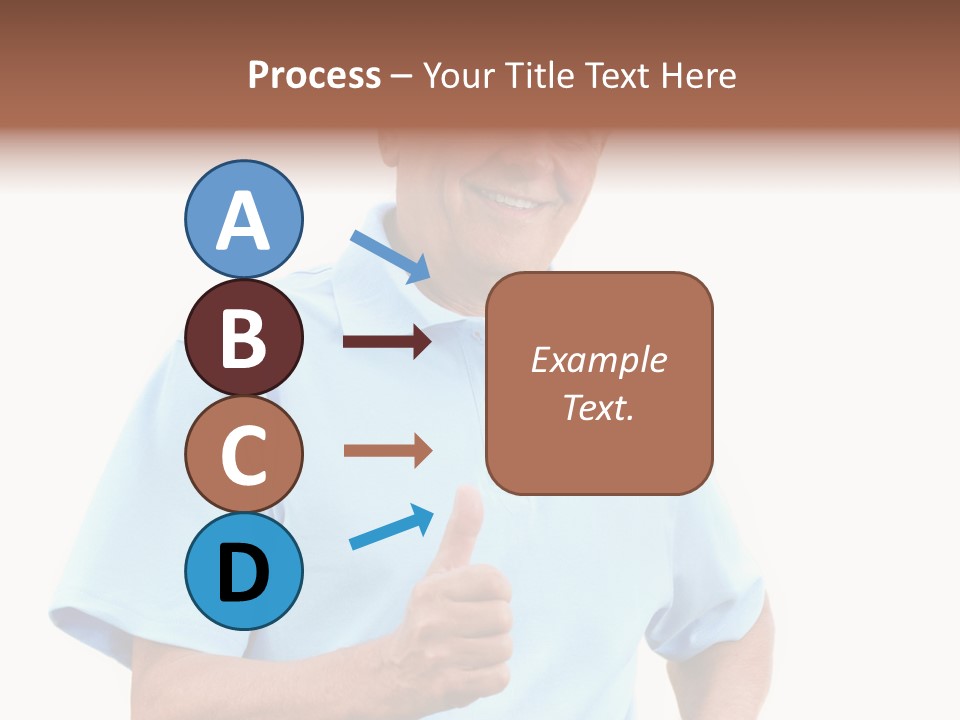 Active Hair Blue PowerPoint Template