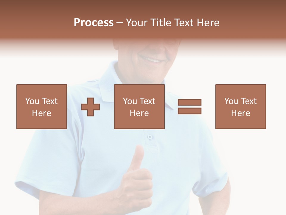 Active Hair Blue PowerPoint Template
