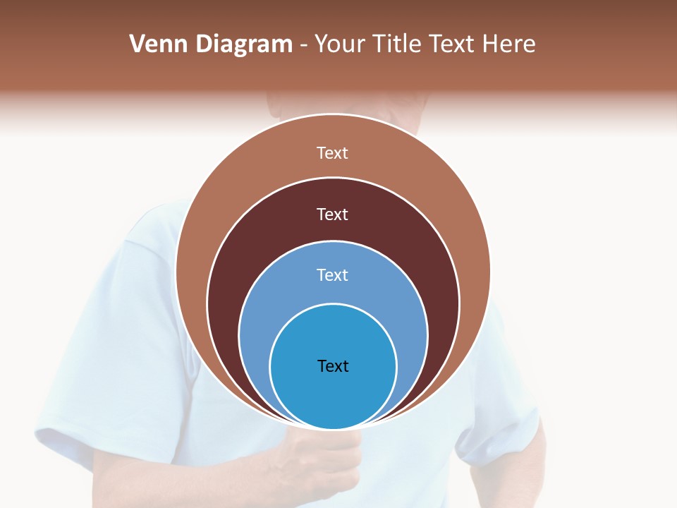 Active Hair Blue PowerPoint Template