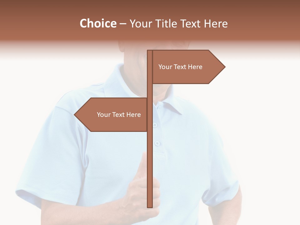 Active Hair Blue PowerPoint Template