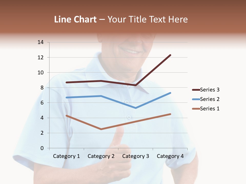 Active Hair Blue PowerPoint Template