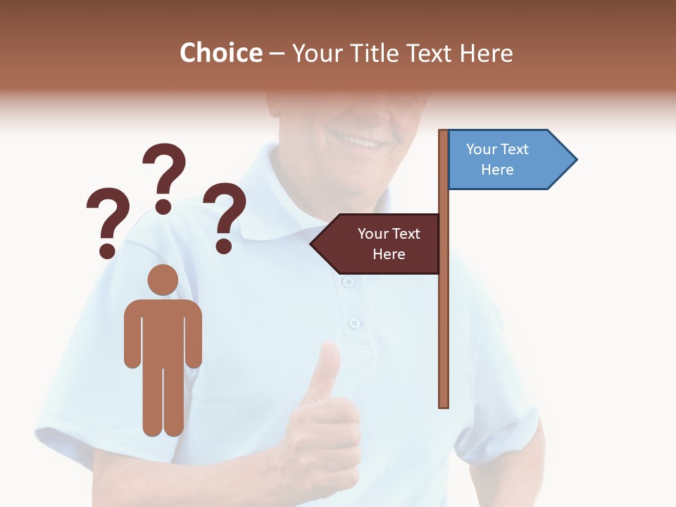 Active Hair Blue PowerPoint Template