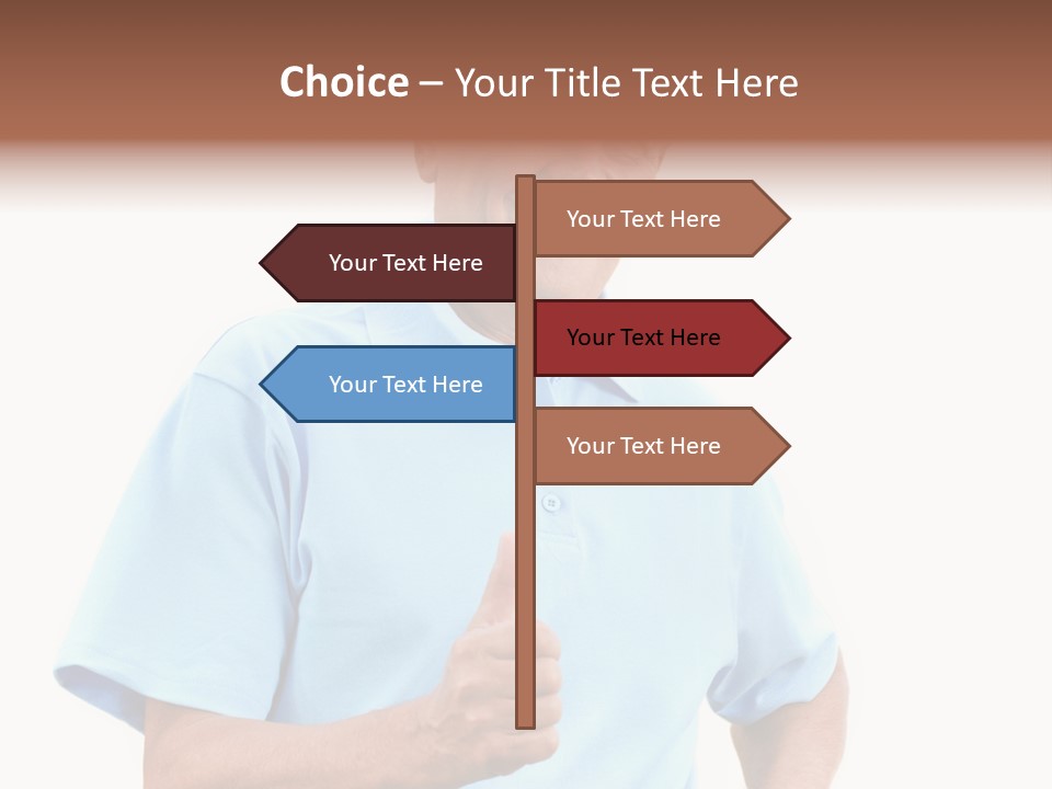 Active Hair Blue PowerPoint Template