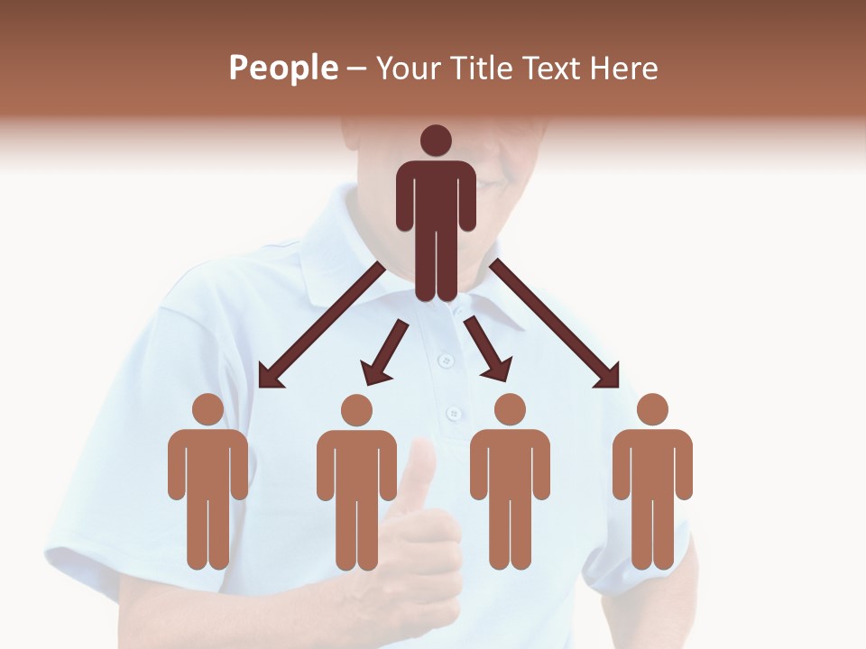 Active Hair Blue PowerPoint Template