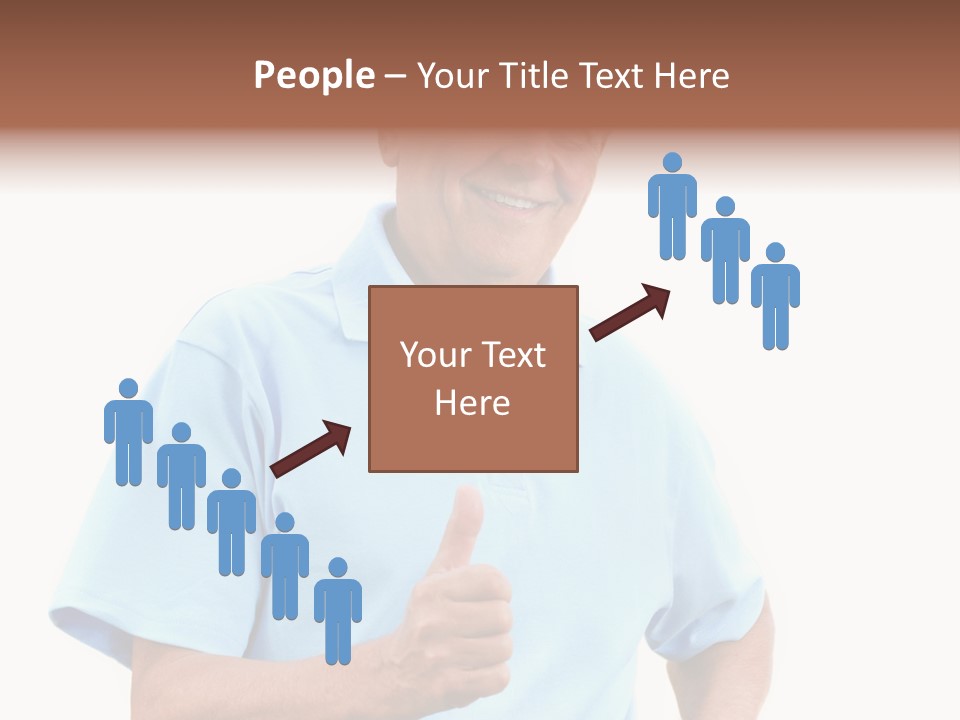 Active Hair Blue PowerPoint Template