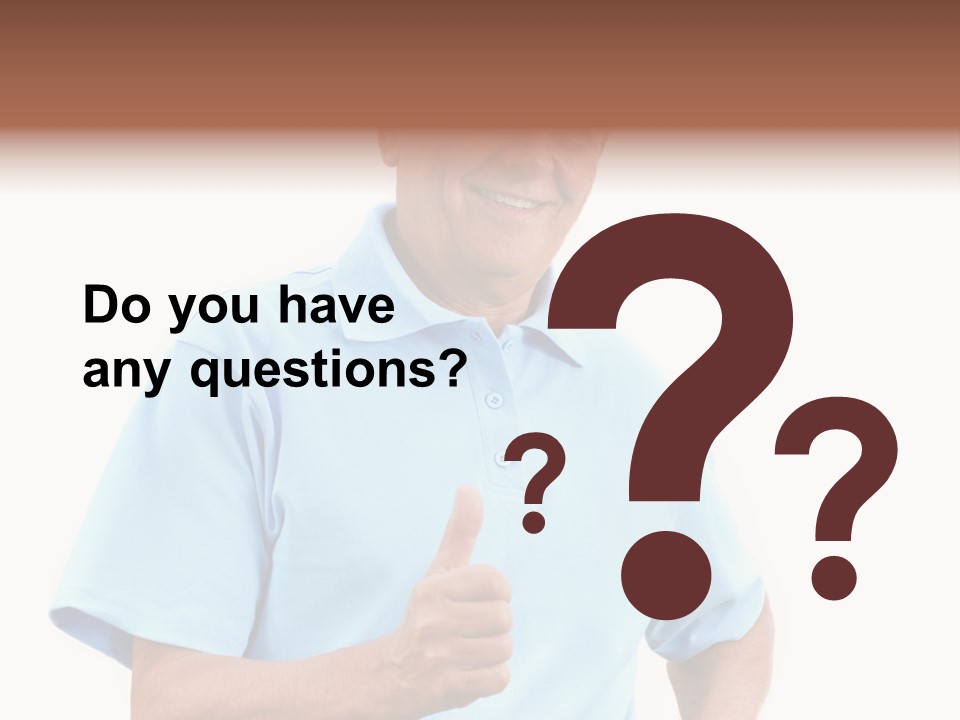 Active Hair Blue PowerPoint Template