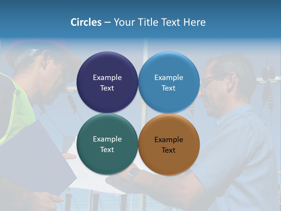 Power Handsome Smiling PowerPoint Template