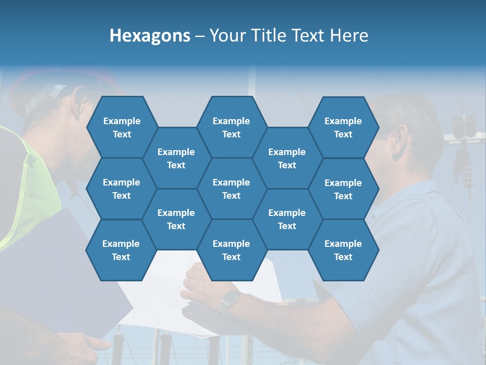 Power Handsome Smiling PowerPoint Template