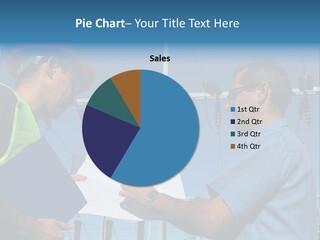 Power Handsome Smiling PowerPoint Template