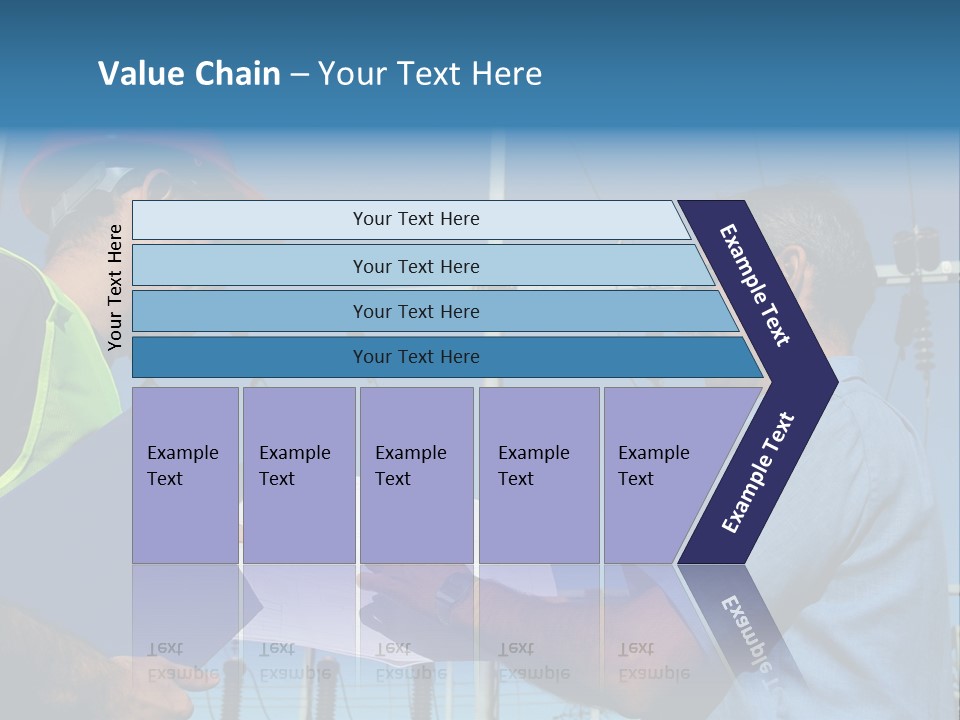 Power Handsome Smiling PowerPoint Template