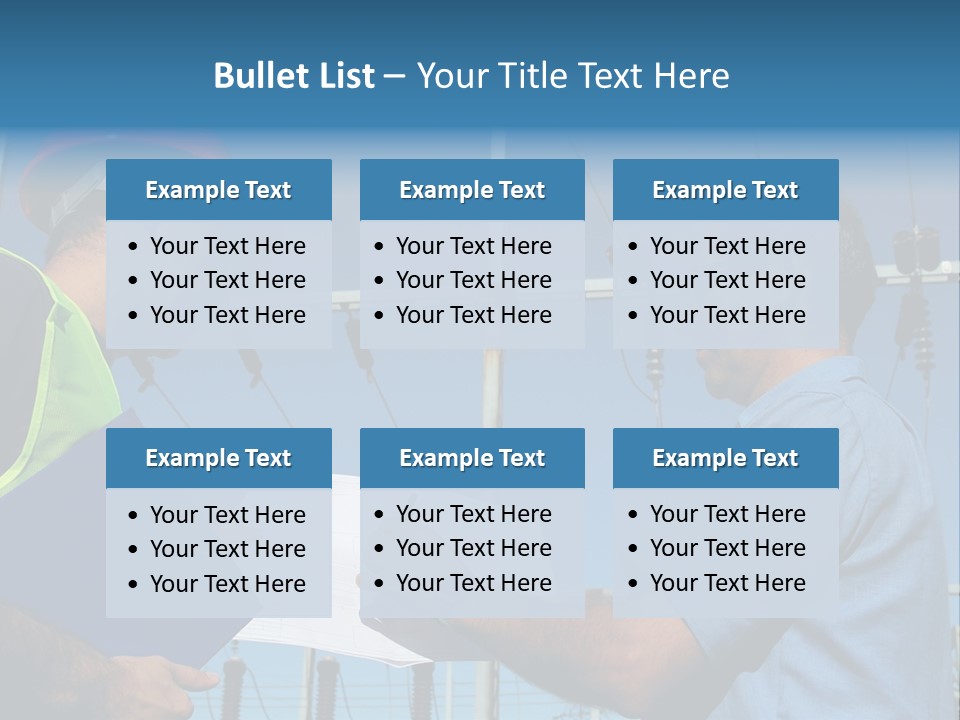 Power Handsome Smiling PowerPoint Template