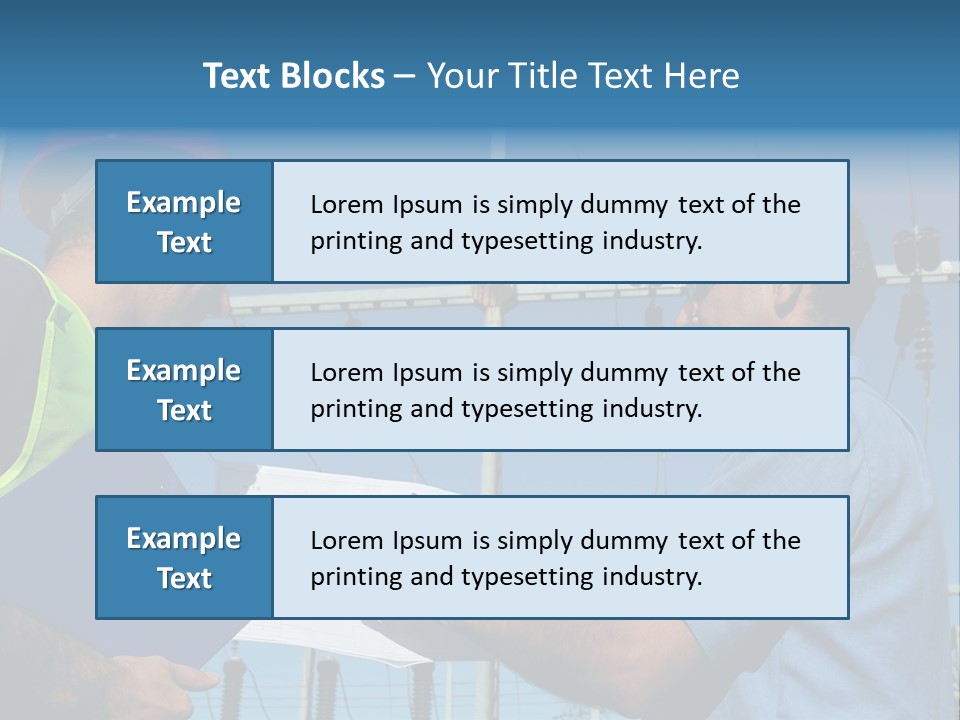 Power Handsome Smiling PowerPoint Template