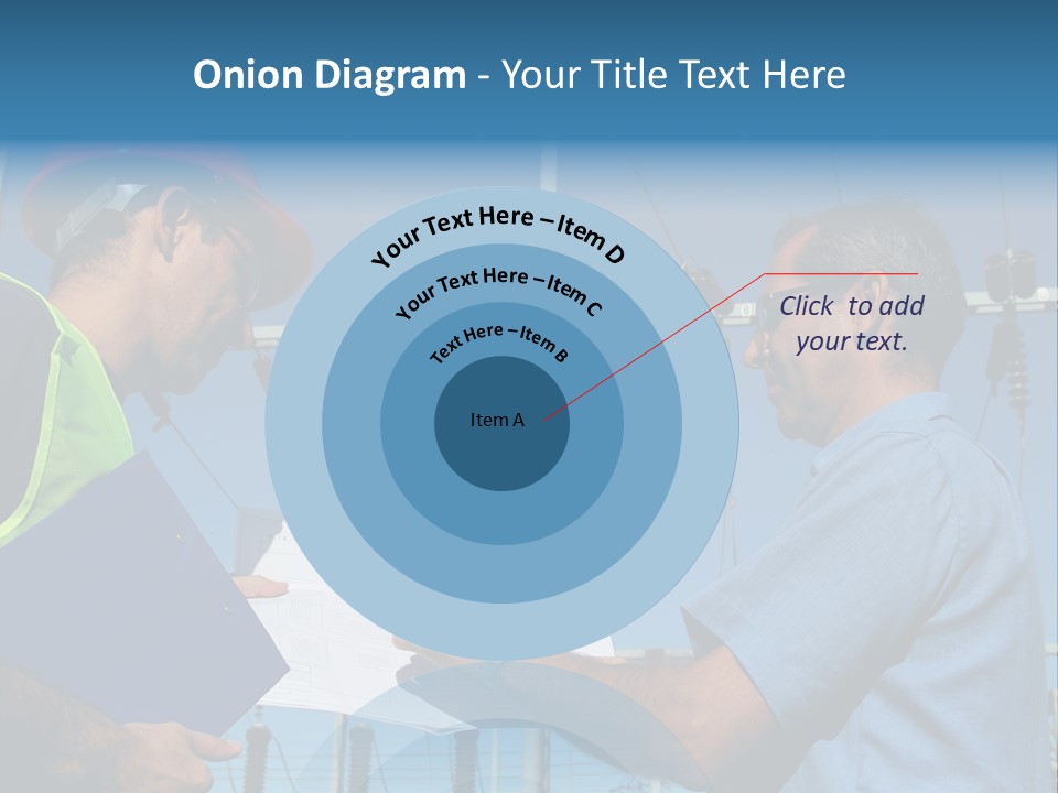 Power Handsome Smiling PowerPoint Template