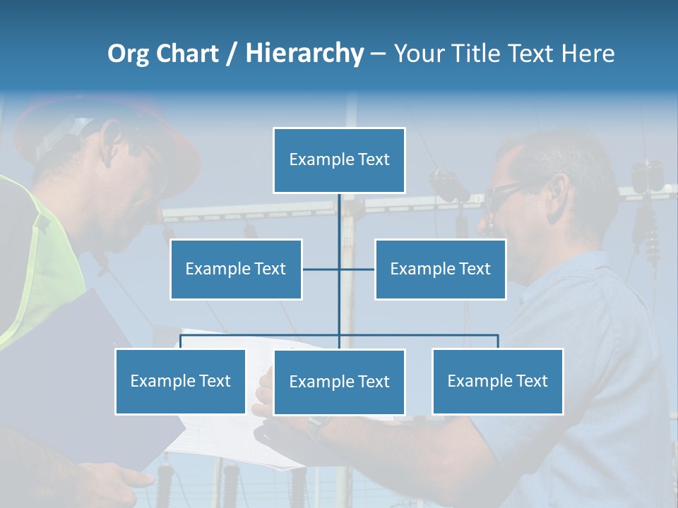 Power Handsome Smiling PowerPoint Template
