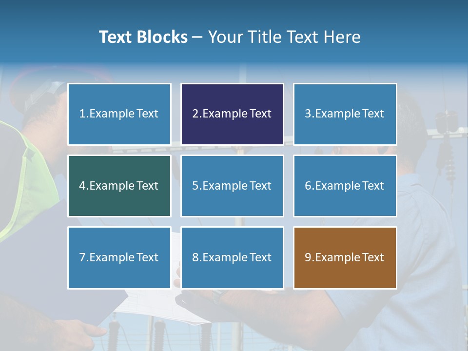 Power Handsome Smiling PowerPoint Template