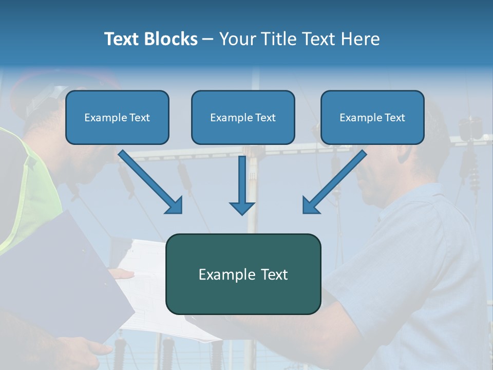 Power Handsome Smiling PowerPoint Template