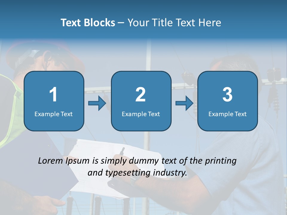 Power Handsome Smiling PowerPoint Template