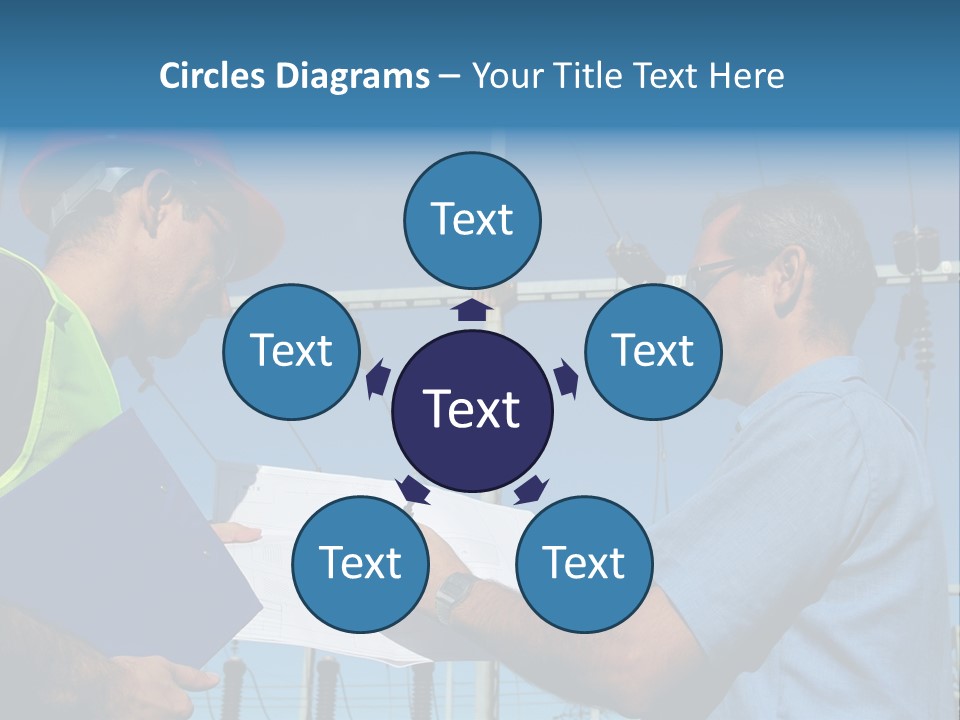 Power Handsome Smiling PowerPoint Template
