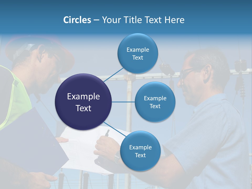 Power Handsome Smiling PowerPoint Template