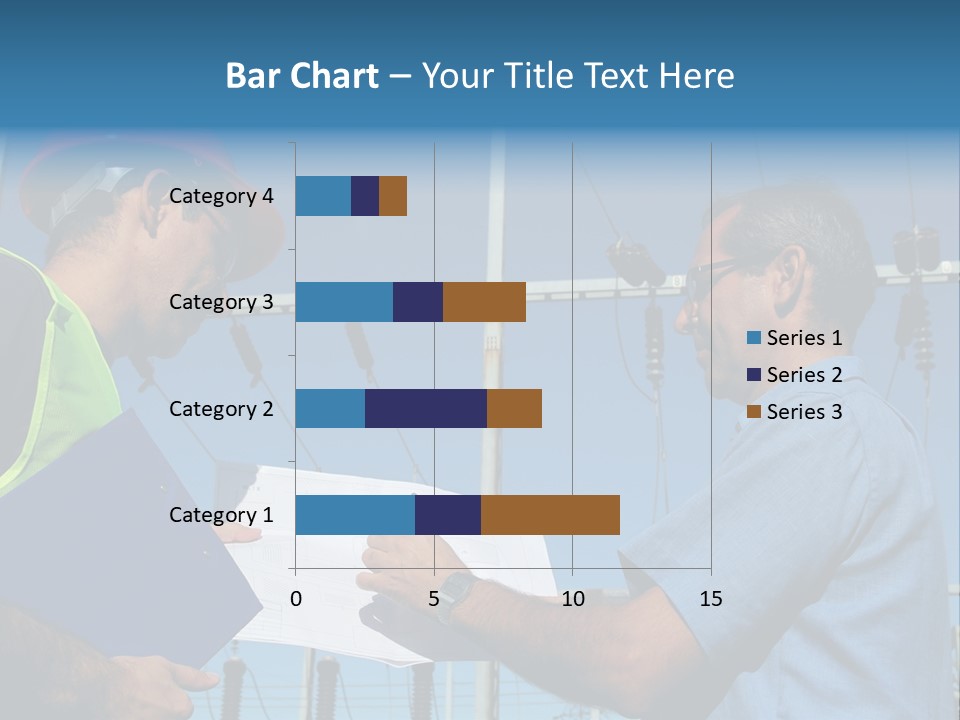 Power Handsome Smiling PowerPoint Template