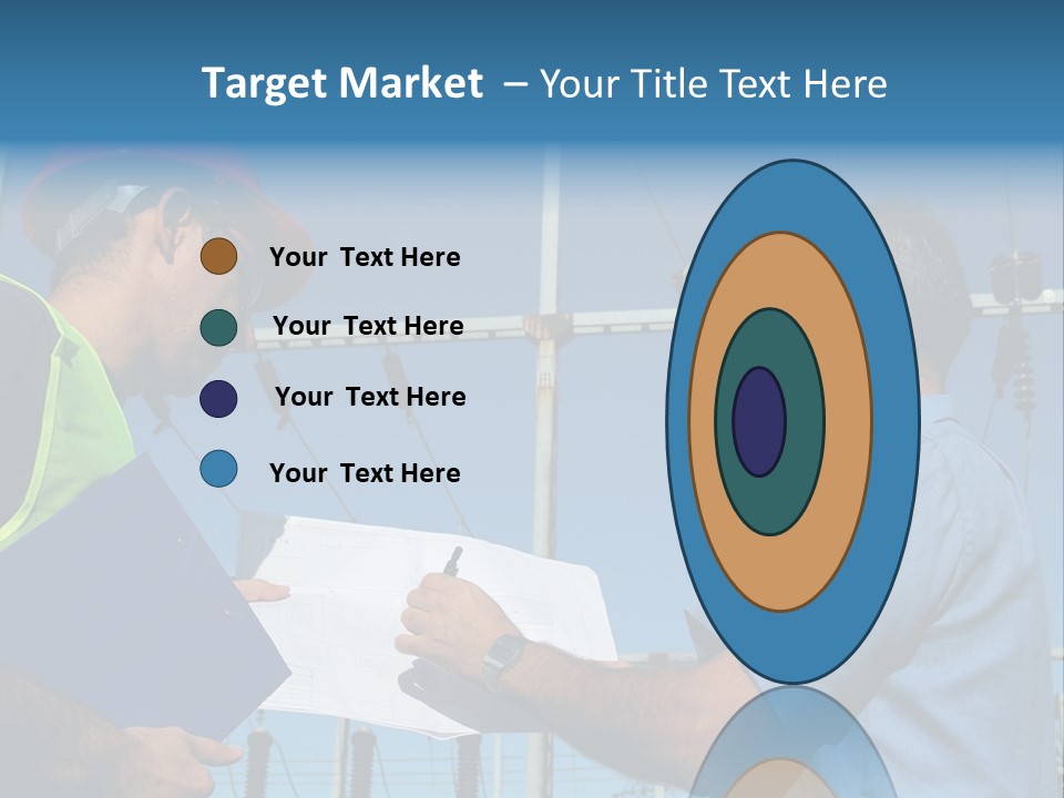 Power Handsome Smiling PowerPoint Template